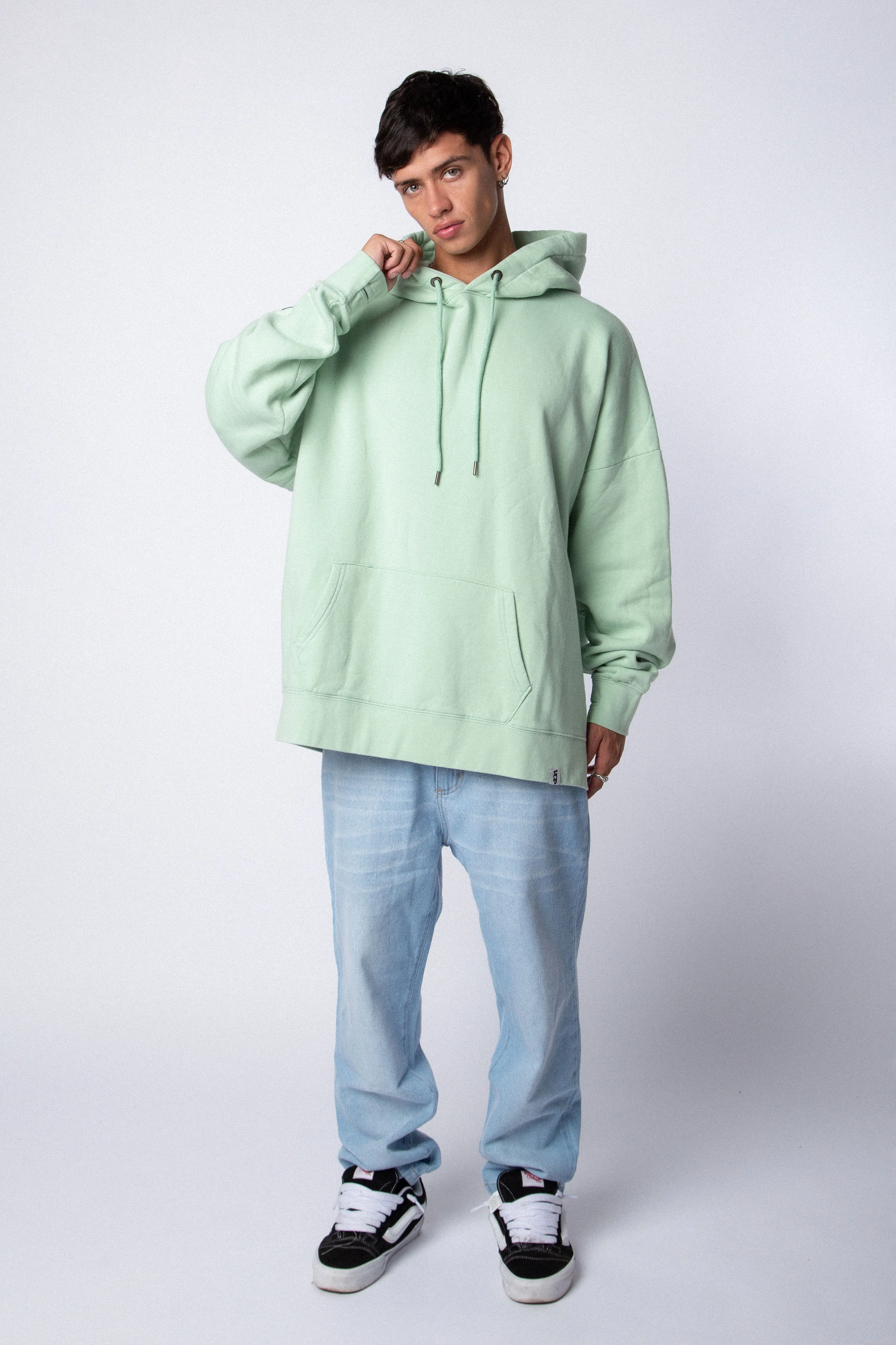 Buzo Canguro Over Regh Aqua - Image 3