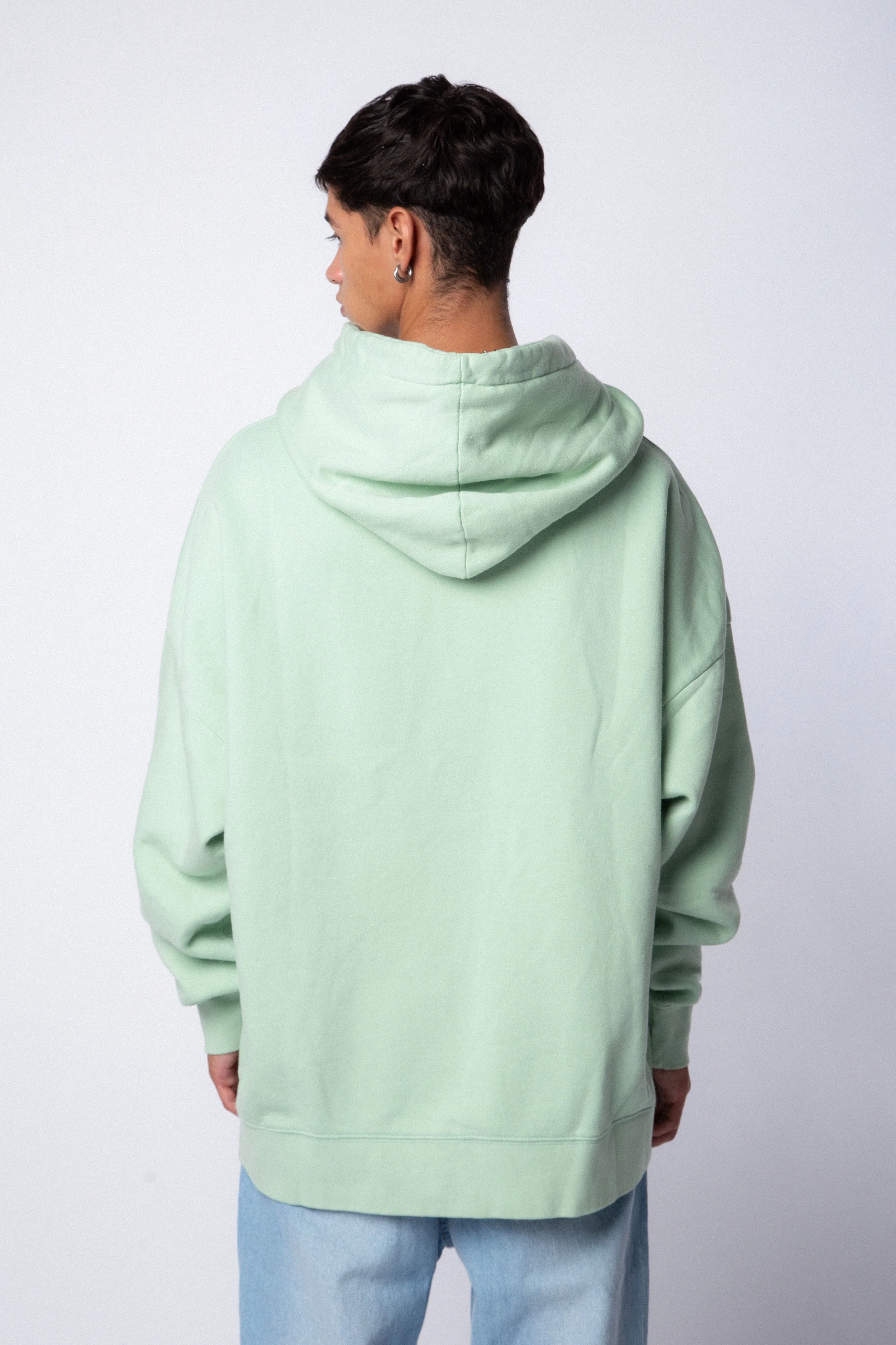 Buzo Canguro Over Regh Aqua - Image 4