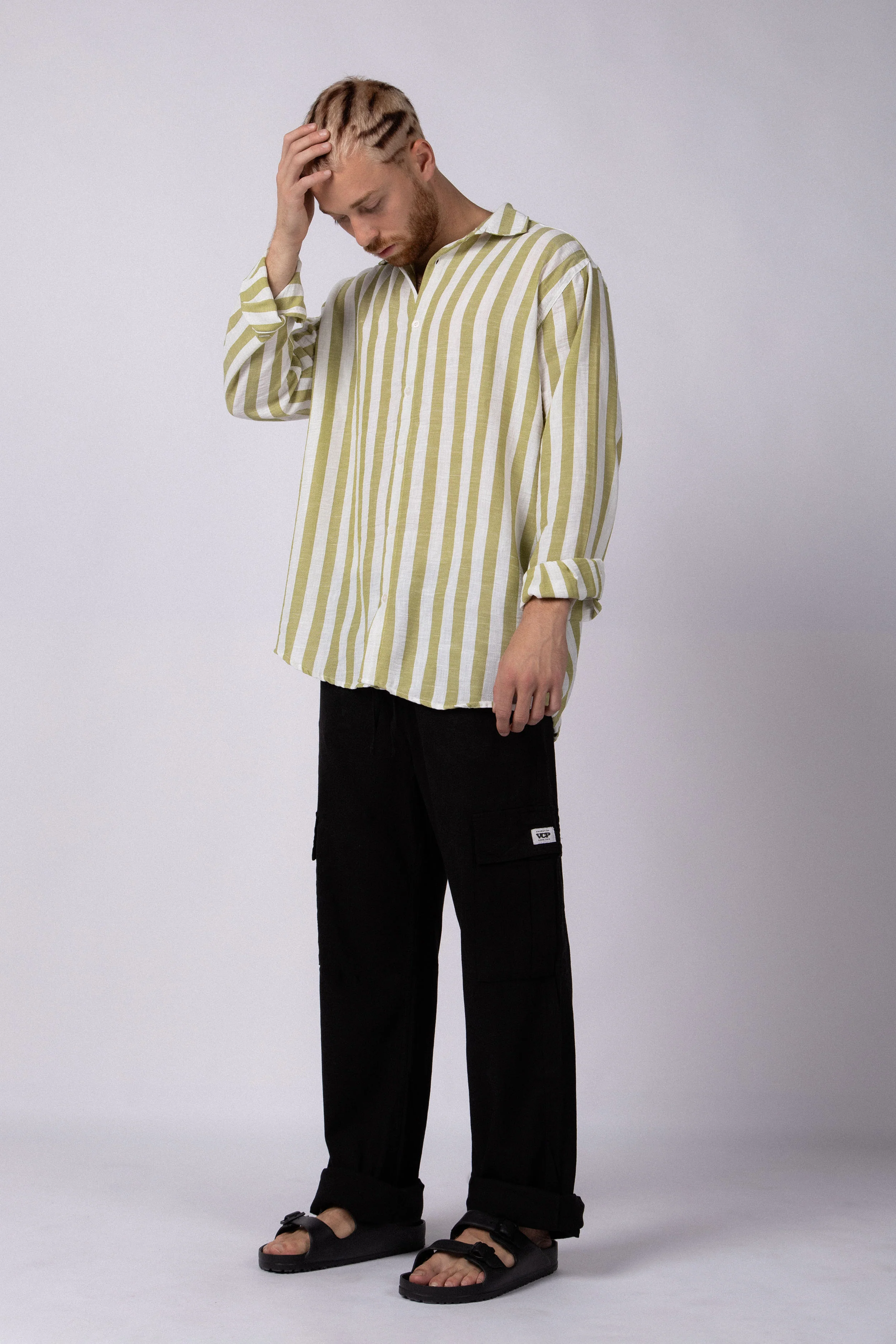 Camisa Manga Larga Lino Dram Militar - Image 3