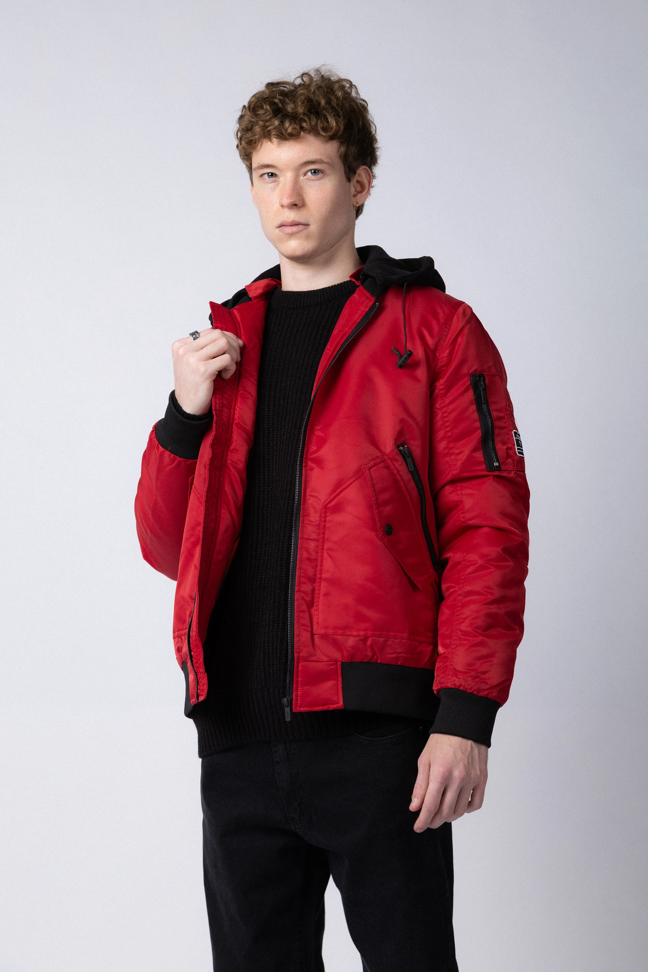 Campera Bomber Nash Bordo - Image 7