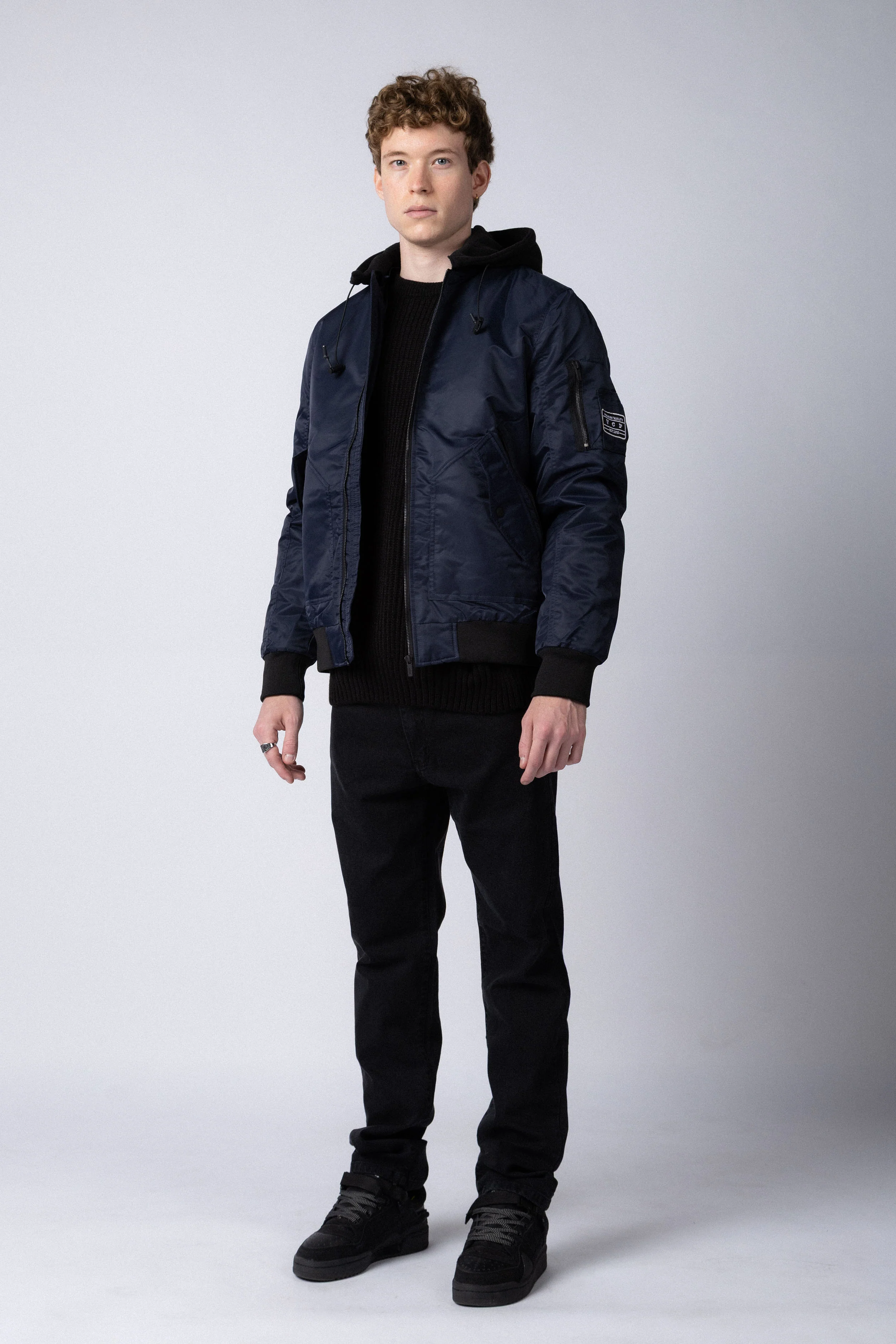 Campera Bomber Nash Navy - Image 3