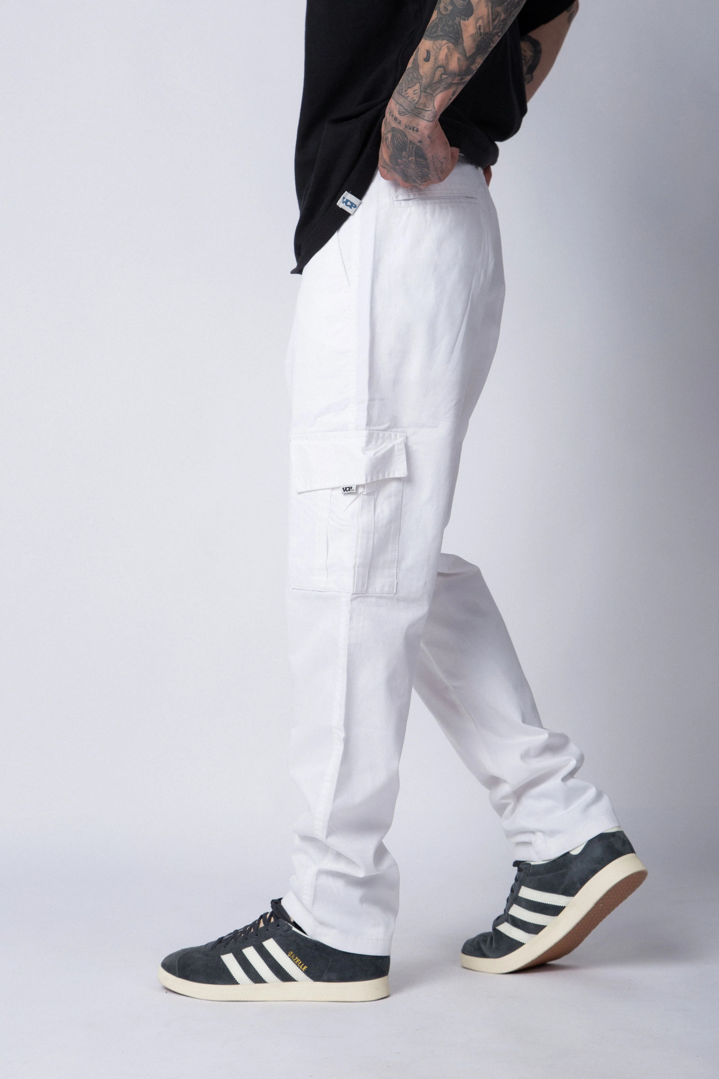 Pantalon Cargo Darren Blanco - Image 3