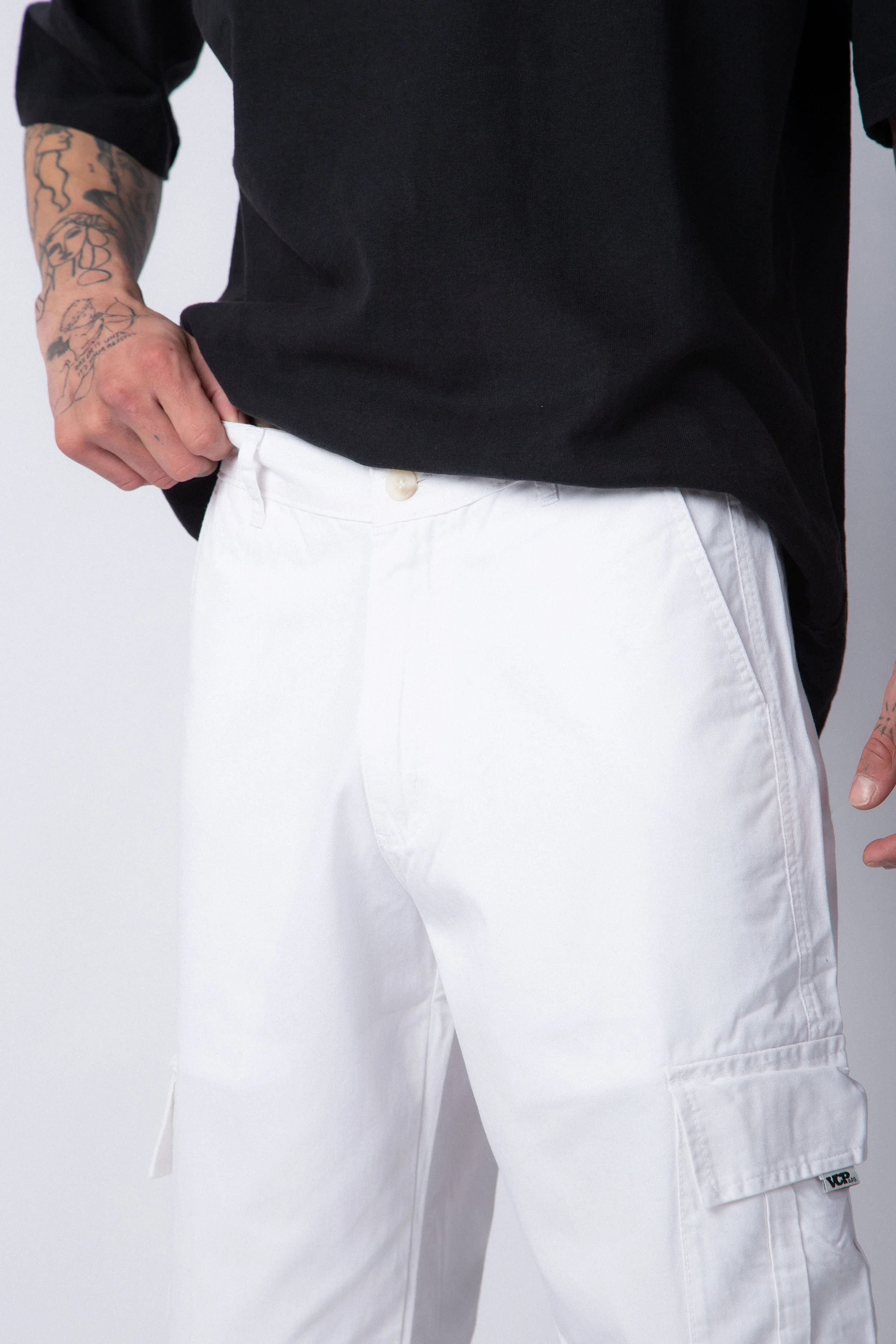 Pantalon Cargo Darren Blanco - Image 4