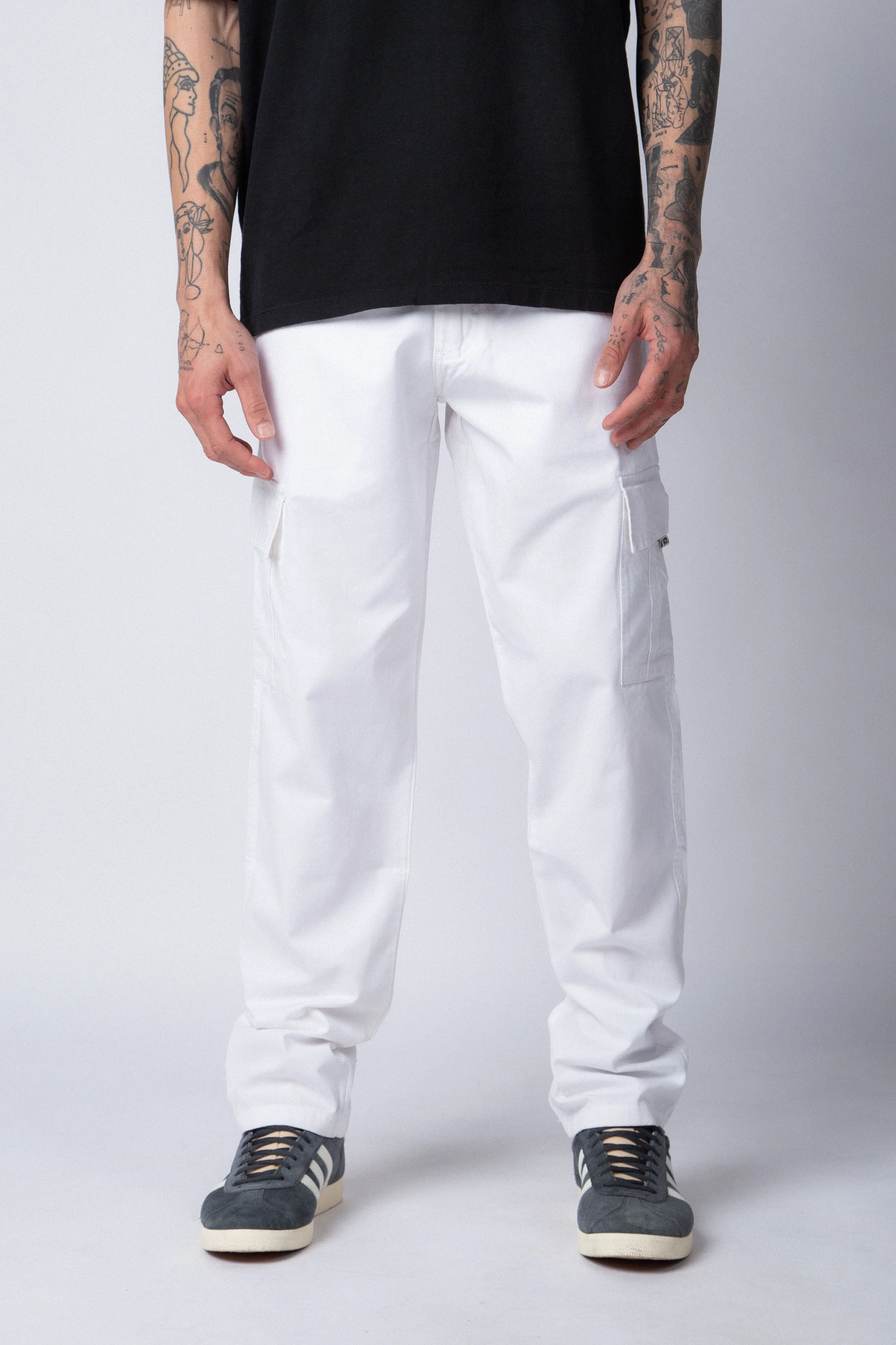 Pantalon Cargo Darren Blanco - Image 6