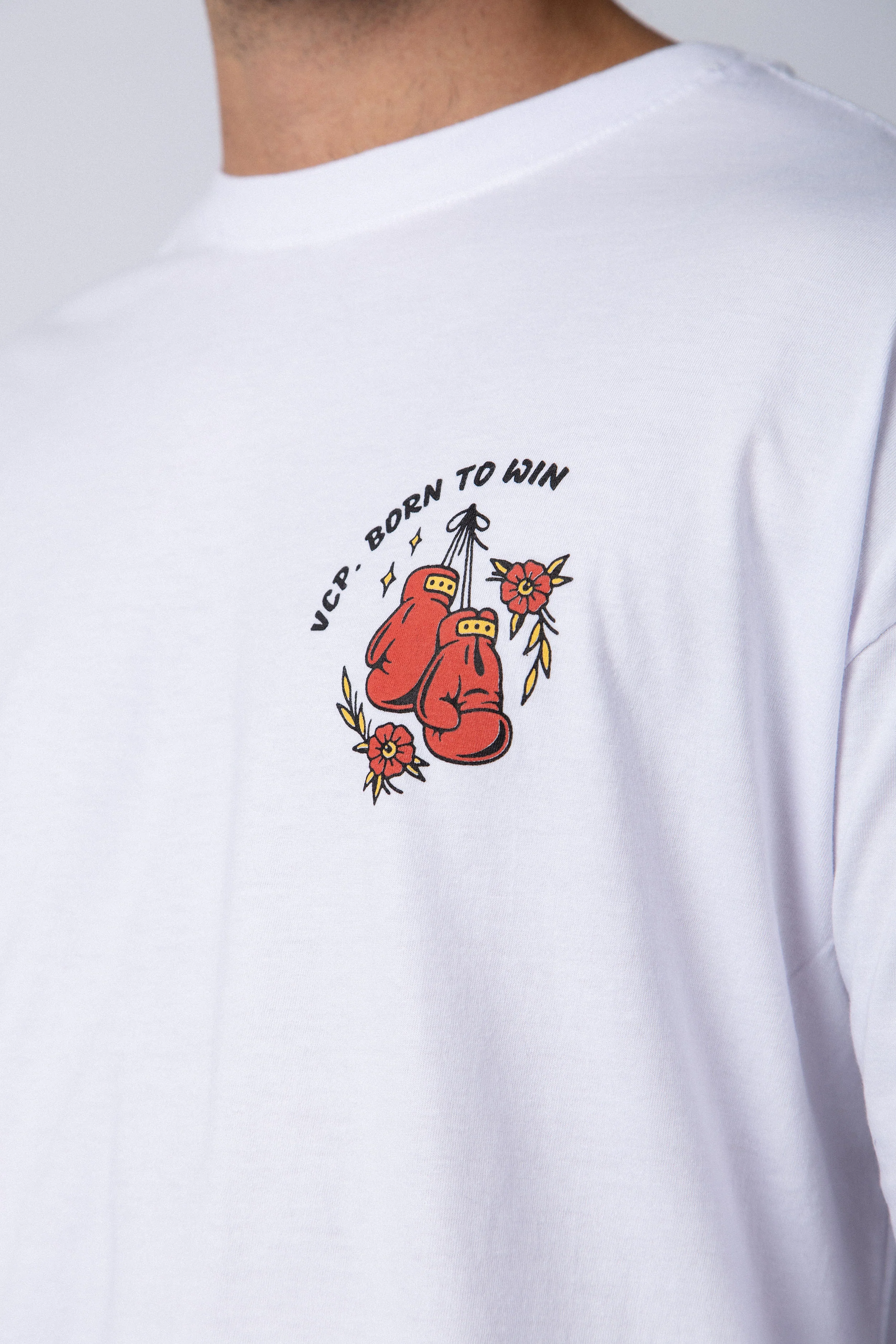 Remera Manga Larga Fear Blanca - Image 5