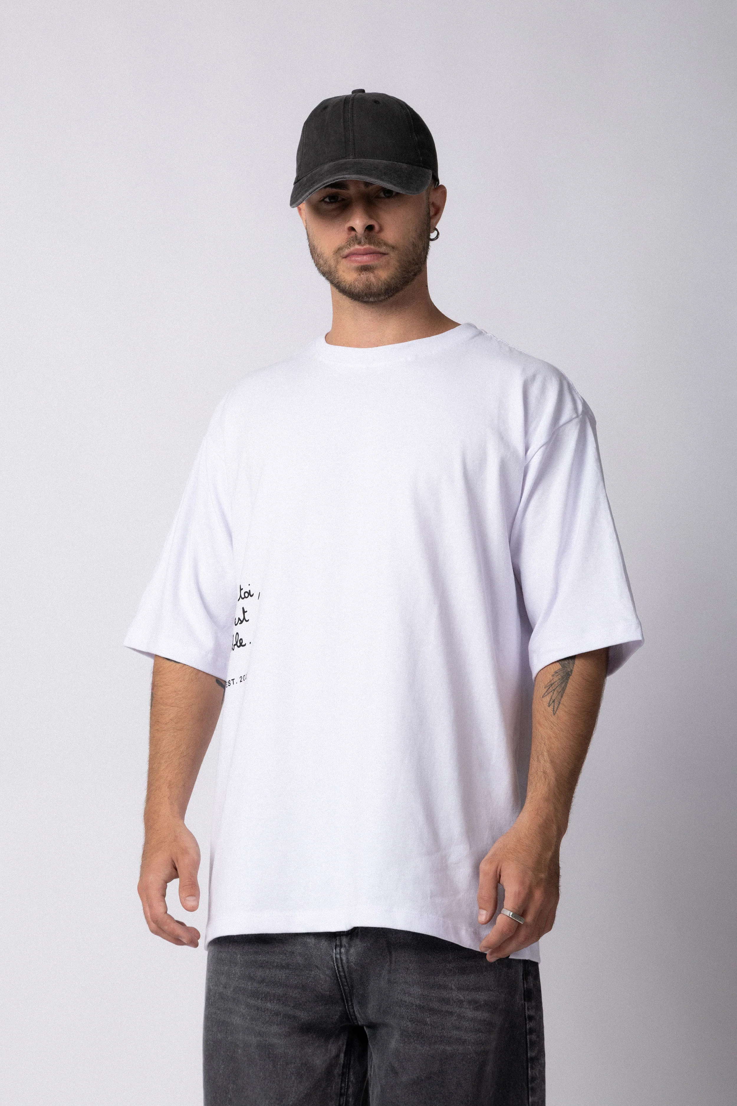 Remera Over Rhy Aime Blanca - Image 6